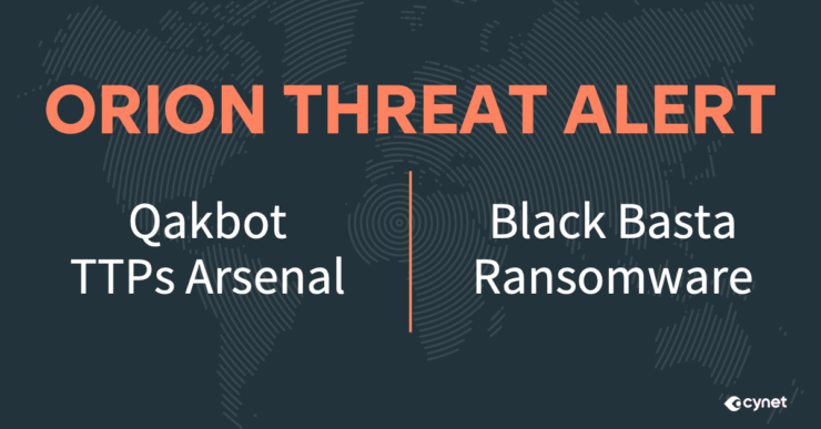 Orion Threat Alert: Qakbot TTPs Arsenal and the Black Basta Ransomware image