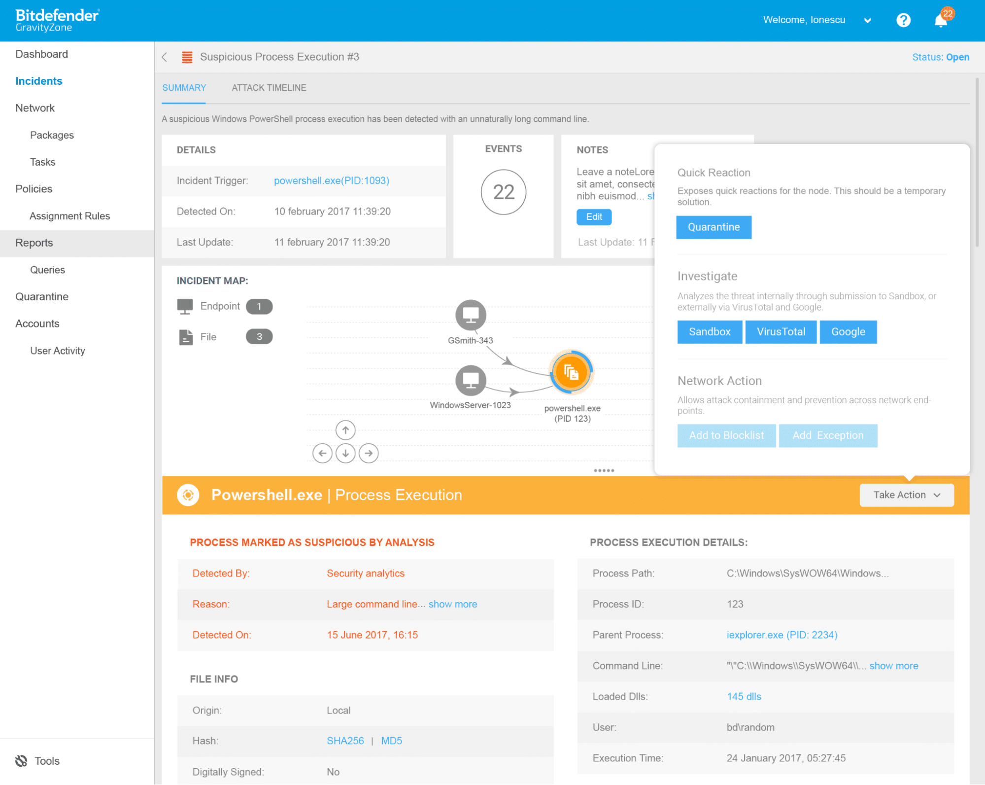 Bitdefender Endpoint Detection and Response (EDR)